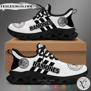 Ramones band white Clunky Max soul shoes