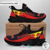 Red Bull Racing Red Yellow Pattern Clunky Max Soul Shoes