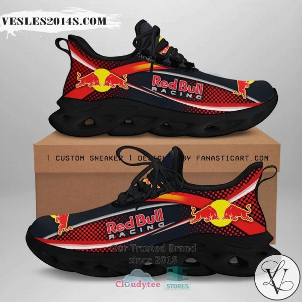 Red Bull Racing Red color Pattern Clunky Max Soul Shoes