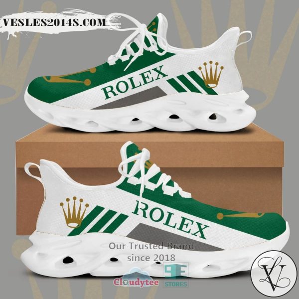 Rolex Swiss White Green Clunky Max Soul Shoes