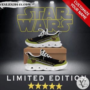 Star War Baby Yoda Personalized Clunky Max Soul Shoes