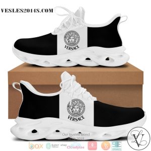 Versace Black and White Clunky Max Soul Sneaker