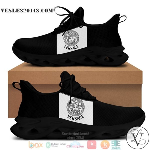 Versace White logo Black Clunky Max Soul Sneaker